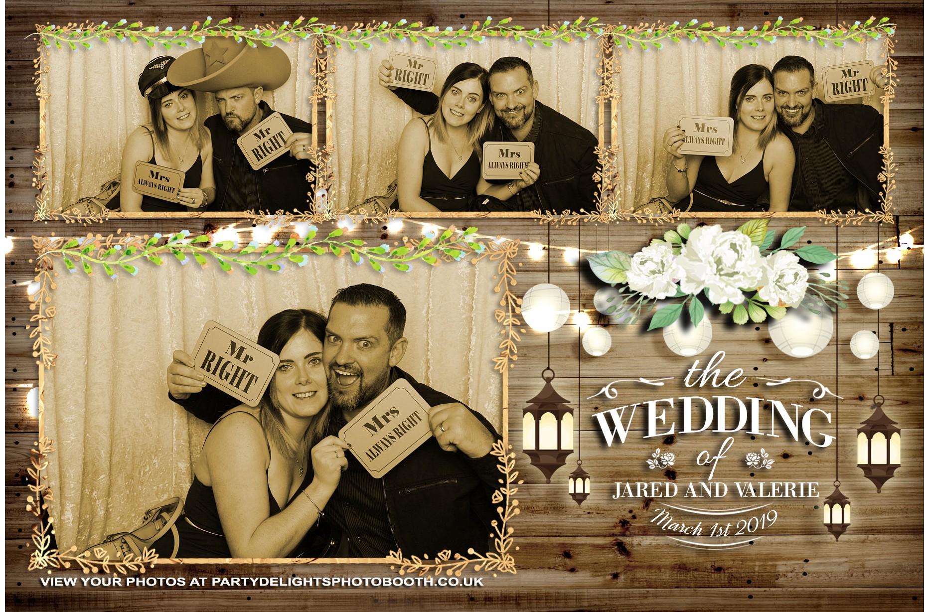 Jared and Valerie’s Wedding - Prints | View more photos from the event at gallery.partydelightsphotobooth.co.uk/u/PartyDelightsPhotoBooth/Jared-and-Valerie’s-Wedding-Prints